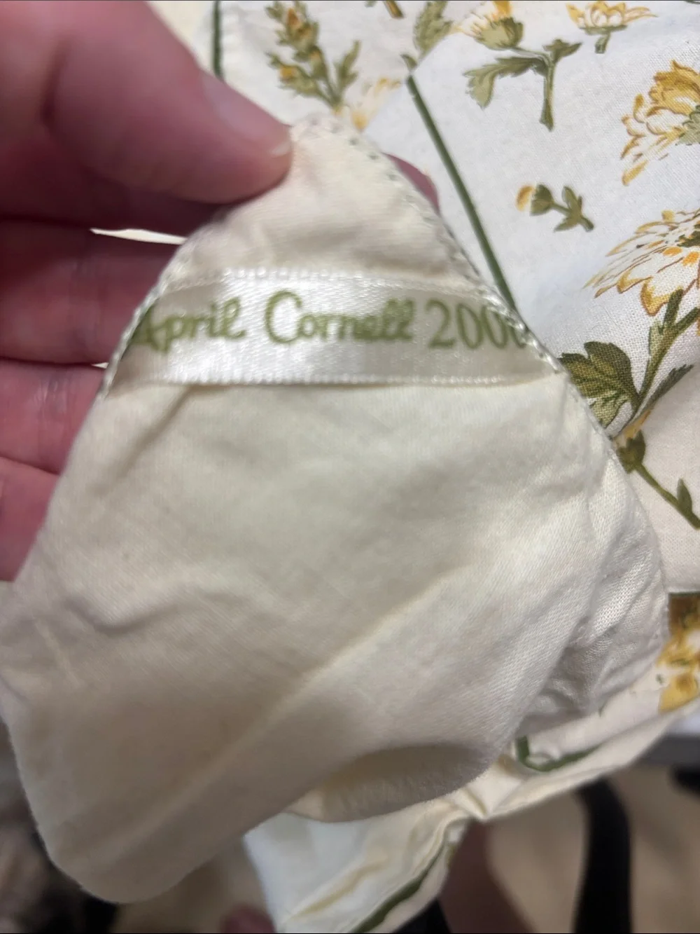 April Cornell cream ground